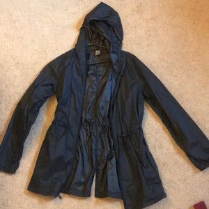 Old Navy Black Raincoat